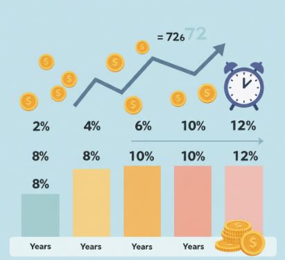 No momento, você está visualizando Regra dos 72: Como Saber em Quanto Tempo Seu Dinheiro Vai Dobrar