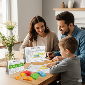 Leia mais sobre o artigo Educação Financeira para Crianças: Como Ensinar Seu Filho a Lidar com Dinheiro desde Cedo