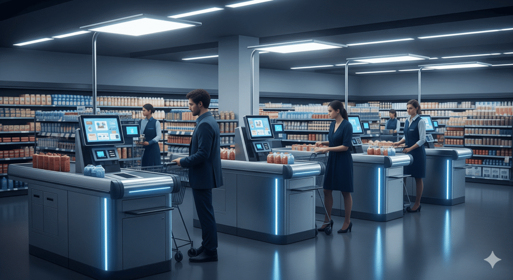 supermercado-caixa-automatico-tecnologia-substituindo-profissoes